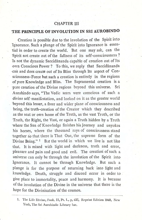 Sri Aurobindo and Theories of Evolution